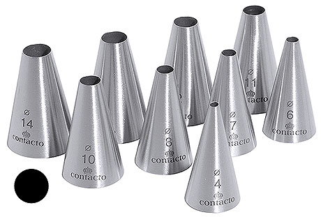 Douilles lisses inox - Set 4,6,7,8,10,11,12,13,14mm